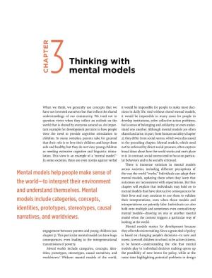 THINKING with MENTAL MODELS 63 and Implementation