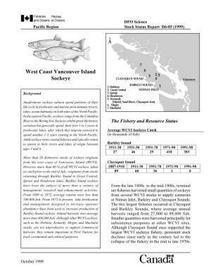 West Coast Vancouver Island Sockeye
