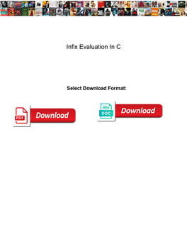 Infix Evaluation in C