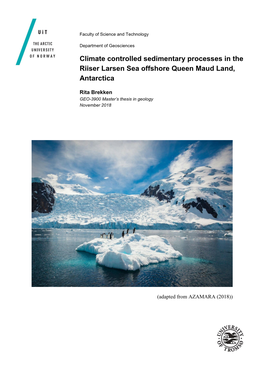 Climate Controlled Sedimentary Processes in the Riiser Larsen Sea