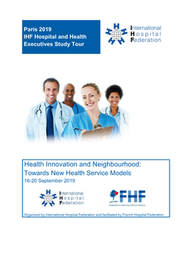 Health Innovation and Neighbourhood: Towards New Health Service Models 16-20 September 2019