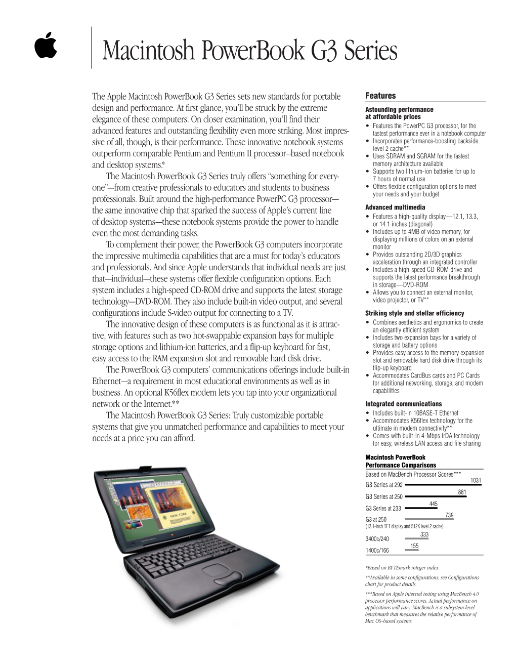 Macintosh Powerbook G3 Series