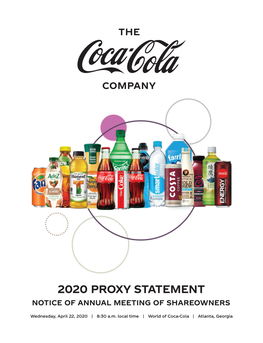 2020 Proxy Statement Notice of Annual Meeting of Shareowners