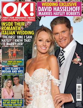 David Hasselhoff David Marries Hayley Roberts Wedding Exclusivewedding