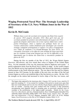 Waging Protracted Naval War: the Strategic Leadership of Secretary of the U.S