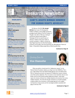 Research Newsletter