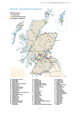 Historic Scotland Locations