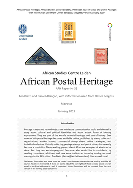 African Postal Heritage