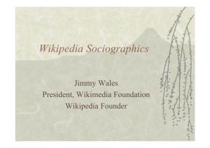 Wikipedia Sociographics