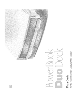 User'sguide for the Powerbook Duo Dock and Duo Dock II