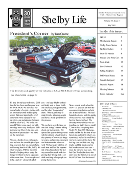 Shelby Life July 2005