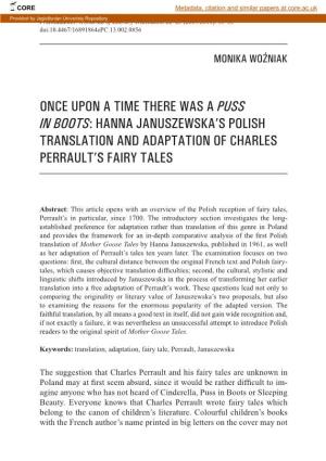 Hanna Januszewska's Polish Translation and Adaptation of Charles Perrault's Fair