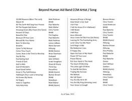 Beyond Human Aid Band CCM Artist / Song