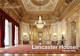 Lancaster House Venue Hire