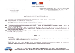 Arrêtés De Catastrophe Naturelles Pour Le Département ARIEGE (Midi-Pyrénées)