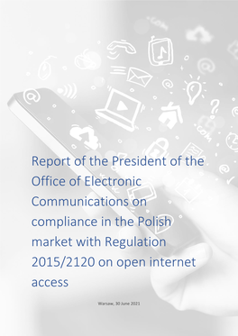 Report on Compliance with Open Internet Regulations