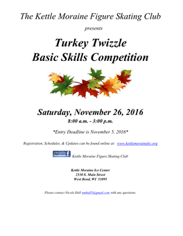 Turkey Twizzle Basic Skills Competition
