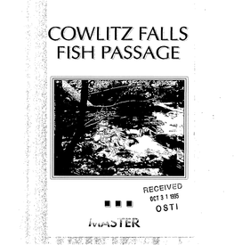 Cowlitz Falls Fish Passage