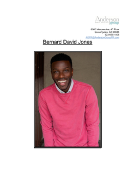 Bernard David Jones