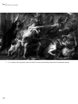 On the Consequences of War by Peter Paul Rubens