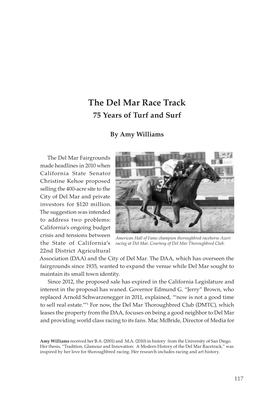 The Del Mar Race Track 75 Years of Turf and Surf