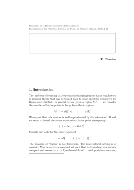 Lattice Point Counting and Harmonic Analysis