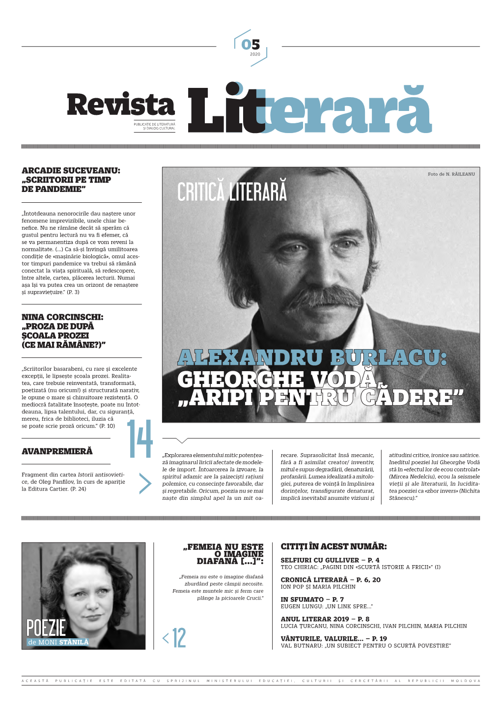 Revista PUBLICAȚIE DE LITERATURĂ ȘI DIALOG CULTURAL