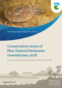 Conservation Status of New Zealand Freshwater Invertebrates, 2018