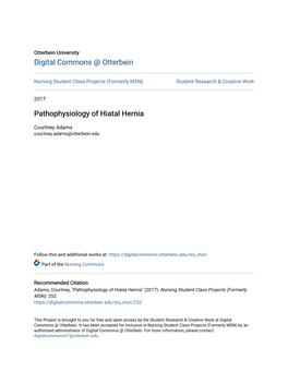 Pathophysiology of Hiatal Hernia