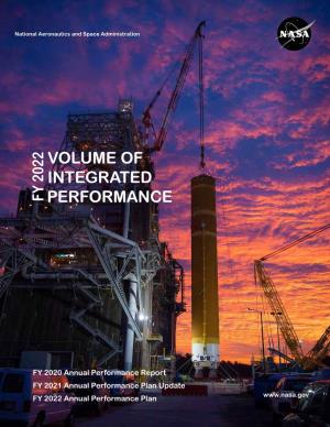 NASA FY 2022 Volume of Integrated Performance