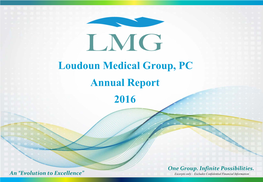 Loudoun Medical Group, PC Annual Report 2016