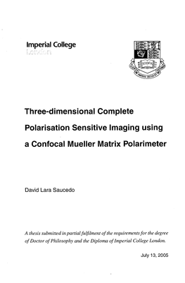 Mueller Matrix Polarimeter