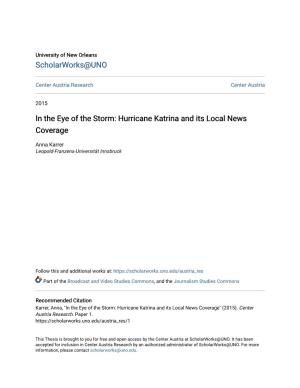 In the Eye of the Storm: Hurricane Katrina and Its Local News Coverage