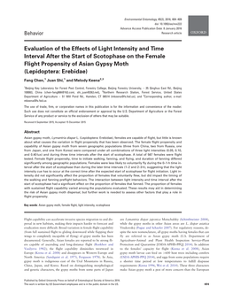 Evaluation of the Effects of Light Intensity And