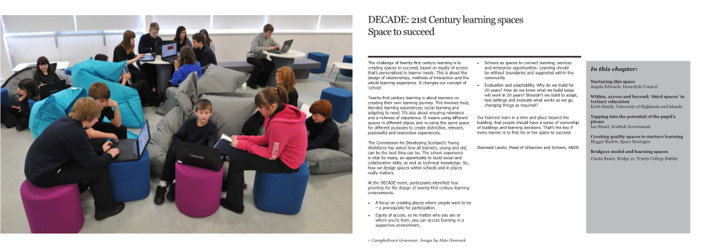 21St Century Learning Spaces Space to Succeed