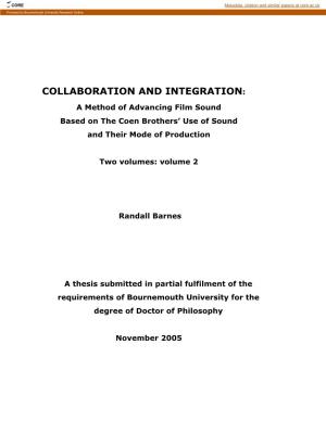 Collaboration and Integration