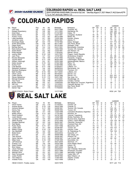 MLS Game Guide