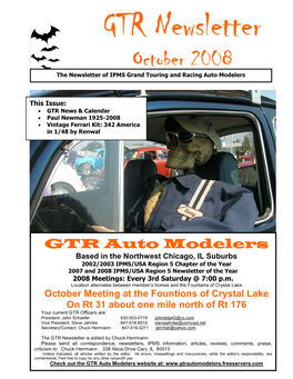 IPMS Grand Touring and Racing Auto Modelers