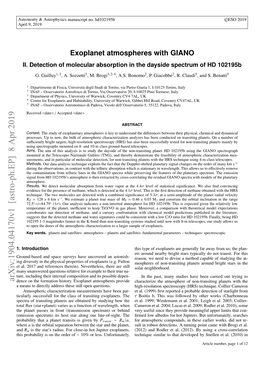 Exoplanet Atmospheres with GIANO II. Detection of Molecular Absorption in the Dayside Spectrum of HD 102195B