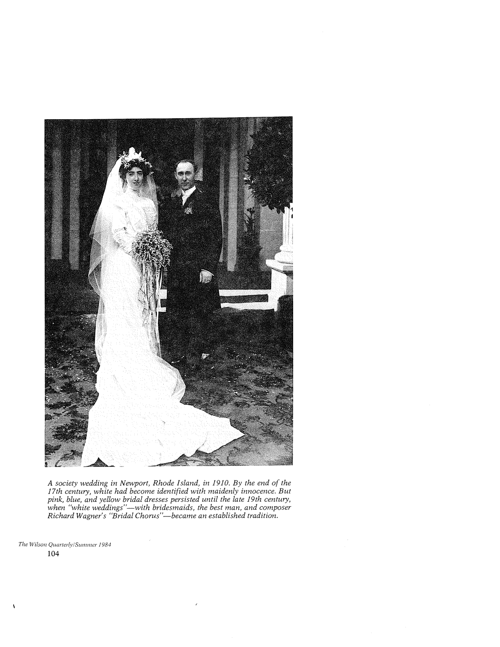 A Society Wedding in Newport, Rhode Island, in 1910