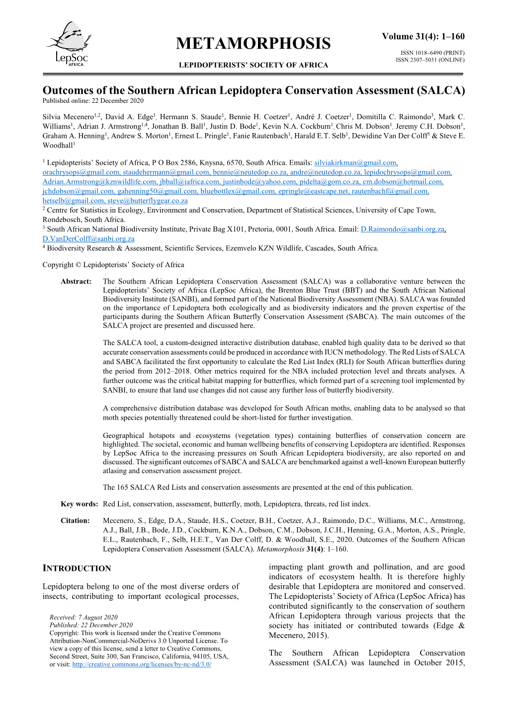 Download of Assessors’ Distribution Data Verifications and • Extremely Rare (Taxon Known from Only One Site)