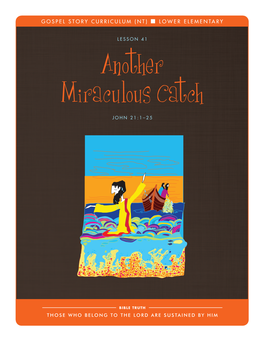 Lower Elementary Lesson 41 – Another Miraculous Catch