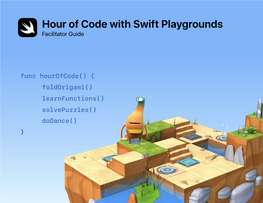 Hour of Code with Swift Playgrounds Facilitator Guide