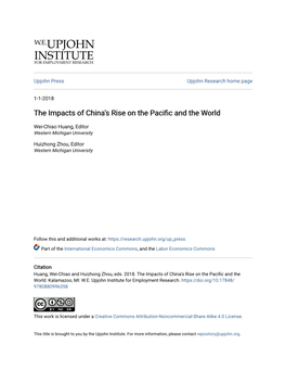 The Impacts of China's Rise on the Pacific and the World