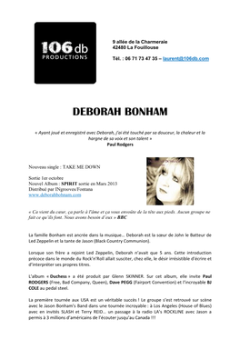 Deborah Bonham