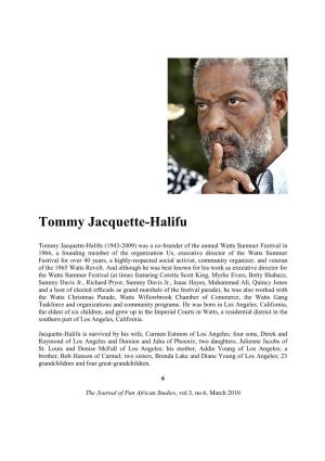 Tommy Jacquette-Halifu
