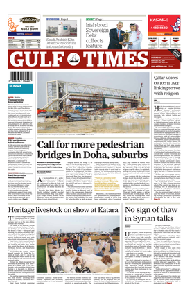 Call for More Pedestrian Bridges in Doha, Suburbs
