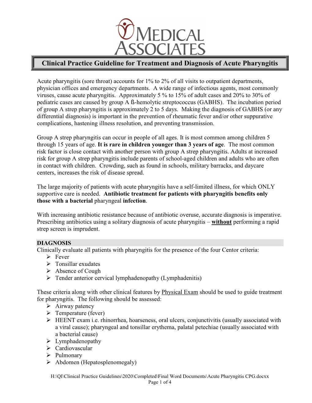 Clinical Practice Guideline For Treatment And Diagnosis Of Acute ...