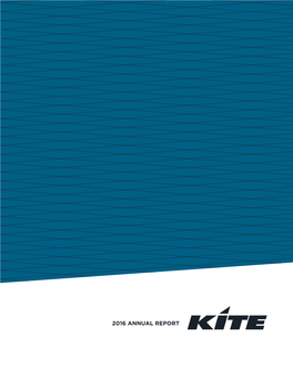 Kite Realty Group Trust 2016 Annual Report