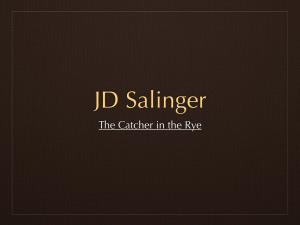 Salinger Notes